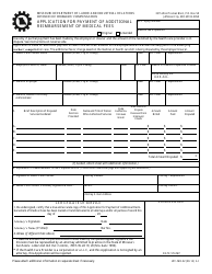 Document preview: Form WC-MD-02 Application for Payment of Additional Reimbursement of Medical Fees - Missouri