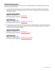 Form WC-133 Electronic Data Distribution Trading Partner Profile (Receiver&#039;s Specifications) - Missouri, Page 5