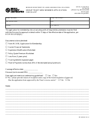 Document preview: Form WC-269 Group Trust New Member Application Checklist - Missouri