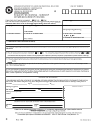 Document preview: Form WC-185 Request for Hearing-Hardship or Section 287.203 Rsmo Hardship Hearing - Missouri