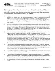 Form WC-EDI-210 Electronic Data Interchange (Edi) Project Agreement - Missouri