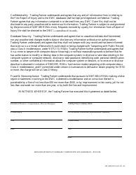 Form WC-EDI-210 Electronic Data Interchange (Edi) Project Agreement - Missouri, Page 2