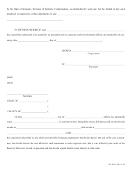 Form WC-82A Guaranty to Satisfy Compensation Claims Under Workers&#039; Compensation Law of Missouri - Missouri, Page 2