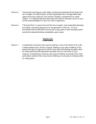 Form WC-238 Self-insurance by-Laws (Sample) - Missouri, Page 6
