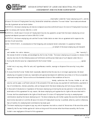 Document preview: Form MODES-4251 Assignment and Escrow Agreement - Missouri