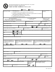 Document preview: Form WCT-1 Tort Victims' Compensation Claim - Missouri