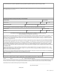 Form WCT-1 &quot;Tort Victims' Compensation Claim&quot; - Missouri, Page 2