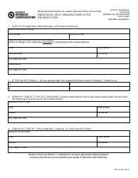 Form WC-131 Individual Self-insured Employer Information - Missouri