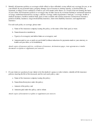Form WCT-2 Affidavit Form a - Questions and Affidavit for Claimant Regarding Benefit Sources and Payments - Missouri, Page 2