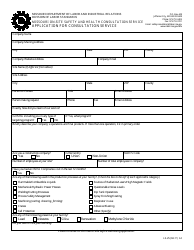 Form LS-25 Application for Consultation Service - Missouri