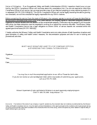 Form LS-25 Application for Consultation Service - Missouri, Page 2