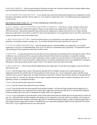 Instructions for Form SBM-LM-1 Labor Organization Information Report - Missouri, Page 3