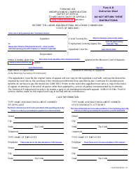 Download Instructions For Form 8-B Unemployment Compensation Notice Of ...