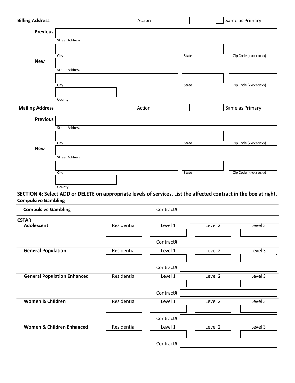 Cimor Organization Change Form - Missouri, Page 3