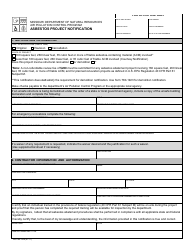 Form MO780-1226 Asbestos Project Notification - Missouri, Page 2