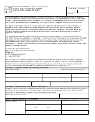 Document preview: Form MO780-2202 Out-Of-Area Waiver Request - Missouri