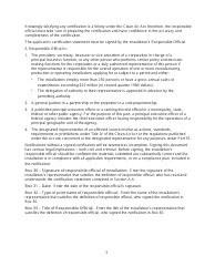 Instructions for Form MO780-1872 Basic Operating Permit Notification Application - Missouri, Page 5