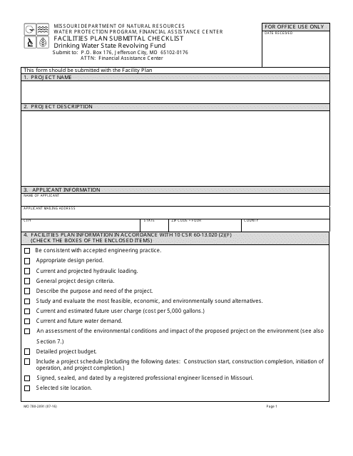 Form MO780-2091 - Fill Out, Sign Online and Download Fillable PDF ...
