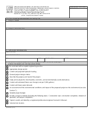 Form MO780-2091 Facilities Plan Submittal Checklist - Drinking Water State Revolving Fund - Missouri