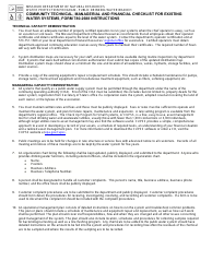 Form 780-2688 Community Technical, Managerial and Financial Checklist for Existing Water Systems - Missouri, Page 2