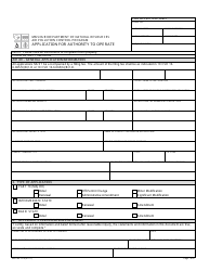 Document preview: Form MO780-1519 Application for Authority to Operate - Air Pollution Control Program - Missouri