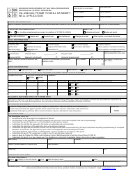 Form MO780-0211 Oil and Gas Permit to Drill or Modify Well Application - Geological Survey Program - Missouri