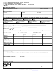 Form MO780-2635 Oil and Gas Mechanical Integrity Test Report - Geological Survey Program - Missouri