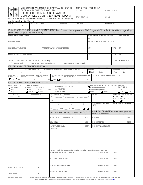 Form MO780-2201  Printable Pdf