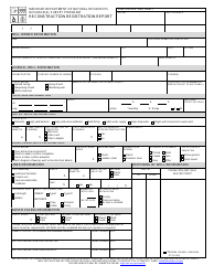 Document preview: Form MO780-1414 Reconstruction Registration Report - Geological Survey Program - Missouri