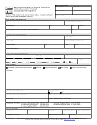 Document preview: Form MO780-1426 Casing Depth Request - Geological Survey Program - Missouri