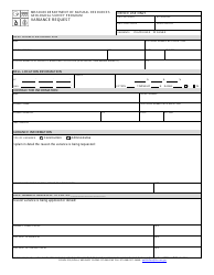 Document preview: Form MO780-1422 Variance Request - Geological Survey Program - Missouri