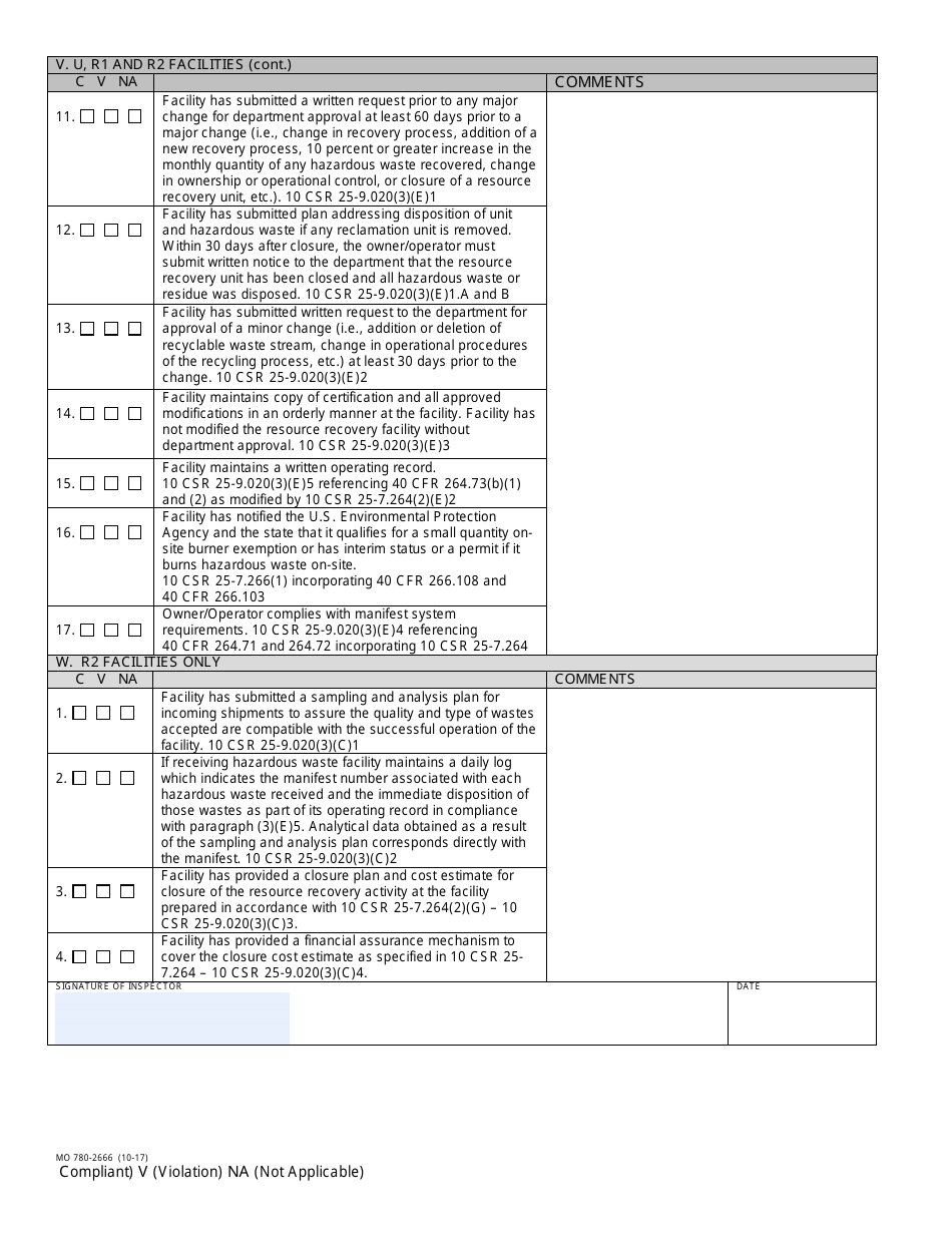 Form MO780-2666 - Fill Out, Sign Online and Download Printable PDF ...