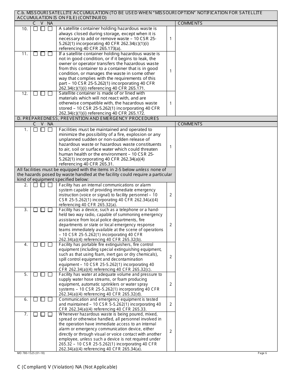 Form MO7801525 Fill Out, Sign Online and Download Printable PDF