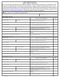 Form MO780-1089 Application: Examination for Drinking Water Treatment, Water Distribution, Wastewater Treatment or Concentrated Animal Feeding Operations (Cafo) Waste Management Systems Operator Certificate - Missouri, Page 3