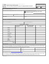 Form MO780-2831 Application for Water Quality Management Grants - Water Protection Program - Missouri
