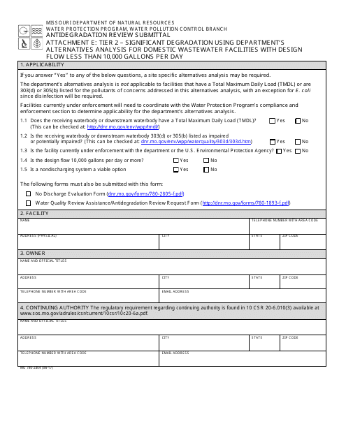 Form MO780-2804  Printable Pdf