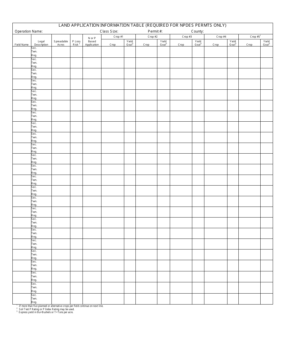 Form MO780-2112 (W) Concentrated Animal Feeding Operation (Cafo) Operating Permit Application - Water Protection Program - Missouri, Page 3