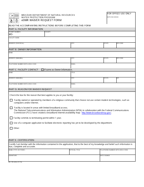 Form MO780-2692  Printable Pdf