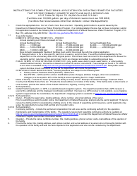 Form MO780-1512 (B) &quot;Application for Operating Permit for Facilities That Receive Primarily Domestic Waste and Have a Design Flow Less Than or Equal to 100,000 Gallons Per Day&quot; - Missouri, Page 5