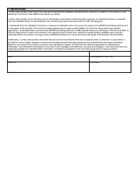 Form MO780-2828 No Exposure Certification for Exclusion From Npdes Stormwater Permitting Under Missouri Clean Water Law - Water Protection Program - Missouri, Page 3
