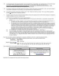 Form MO780-2828 No Exposure Certification for Exclusion From Npdes Stormwater Permitting Under Missouri Clean Water Law - Water Protection Program - Missouri, Page 5