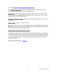 Instructions for Form CD-21C First Steps Cover Letter - Missouri, Page 2