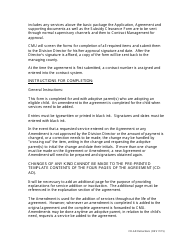 Instructions for Form CD-AD Adoption Subsidy Agreement - Missouri, Page 2