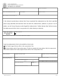 Document preview: Form MO886-3214N (IM-215) Affidavit of Forgery - Missouri