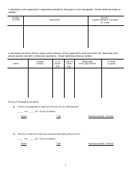 Prequalification Contractor Questionnaire Form - Missouri, Page 3