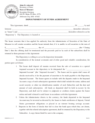 Form SR-4 Impoundment of Funds Agreement - Missouri