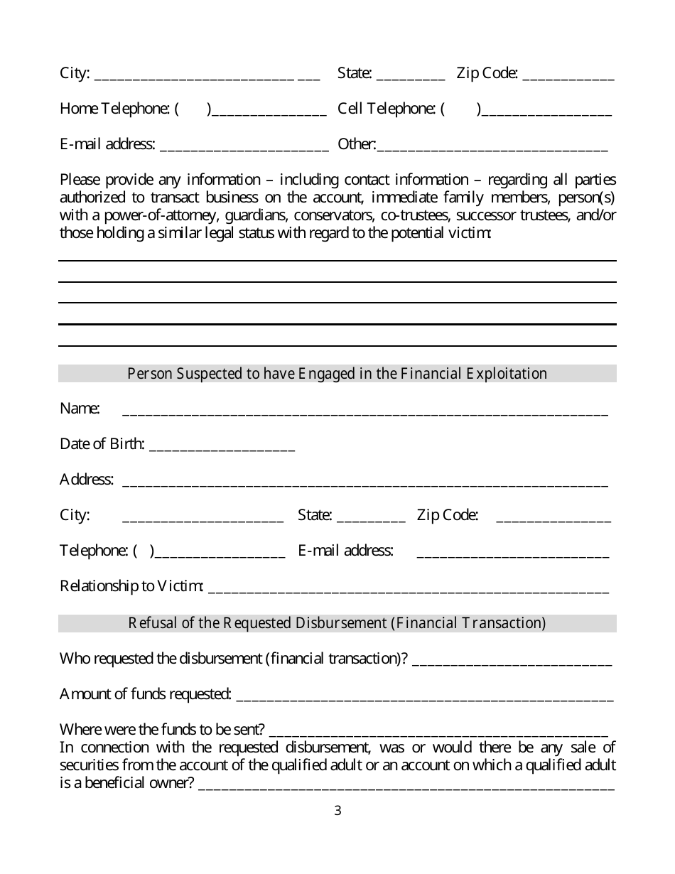 Notification Pursuant to the Senior Savings Protection Act - Missouri, Page 3