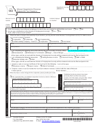 Form CORP.48 Application for Certificate of Withdrawal of Foreign Corporation - Missouri, Page 2