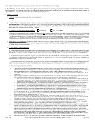 Form 110 Standard Form of Contract Between Owner and Contractor for Construction Under $25,000 - Montana, Page 3