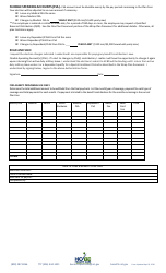Active Duty Military Leave Election Form - Montana, Page 2